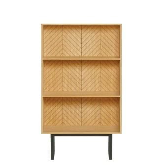 Armario de libros Camden Herringbone